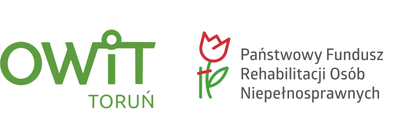 Logotypy projektu i PFRON